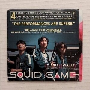 Squid Game (DVD, 2021) 3 Disc Set Full‎ Season 9 eps FYC Screener Promo Netflix